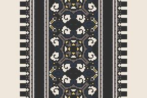 Plazo pattern Seamless Native American, Motif embroidery, Pixel Ikat embroidery Design for Print australian curtain pattern geometric pillow model kurti mughal flowers vector