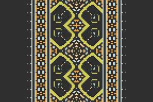 Dhoti Pants Pattern Seamless Scandinavian pattern Motif embroidery, Pixel Ikat embroidery Design for Print border embroidery ancient egypt vector