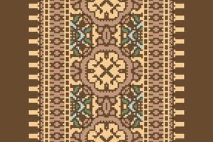 Dhoti Pants Pattern Seamless Scandinavian pattern Motif embroidery, Pixel Ikat embroidery Design for Print egyptian pattern tibetan mandala bandanna vector