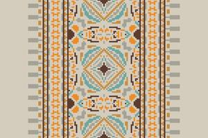 Dhoti Pants Pattern Seamless Scandinavian pattern Motif embroidery, Pixel Ikat embroidery Design for Print scandinavian pattern saree ethnic nativity gypsy pattern vector