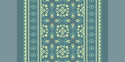 Nordic pattern Seamless Australian aboriginal pattern Motif embroidery, Pixel Ikat embroidery Design for Print pattern vintage flower folk navajo patchwork pattern vector