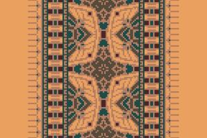 Plazo pattern Seamless Native American, Motif embroidery, Pixel Ikat embroidery Design for Print scandinavian pattern saree ethnic nativity gypsy pattern vector