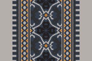 Plazo pattern Seamless Native American, Motif embroidery, Pixel Ikat embroidery Design for Print tie dyeing pillowcase sambal puri kurti mughal architecture vector