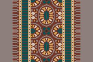 Plazo pattern Seamless Australian aboriginal pattern Motif embroidery, Pixel Ikat embroidery Design for Print australian curtain pattern geometric pillow model kurti mughal flowers vector