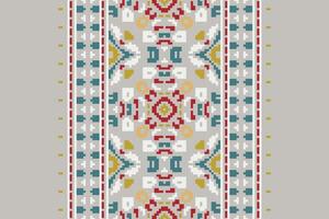 Plazo pattern Seamless Australian aboriginal pattern Motif embroidery, Pixel Ikat embroidery Design for Print scandinavian pattern saree ethnic nativity gypsy pattern vector