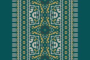 Plazo pattern Seamless Australian aboriginal pattern Motif embroidery, Pixel Ikat embroidery Design for Print tapestry floral kimono repeat pattern lacing spanish motif vector