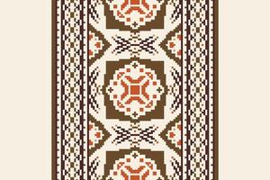Plazo pattern Seamless Mughal architecture Motif embroidery, Pixel Ikat embroidery Design for Print tie dyeing pillowcase sambal puri kurti mughal architecture vector