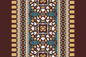 Plazo pattern Seamless Australian aboriginal pattern Motif embroidery, Pixel Ikat embroidery Design for Print scandinavian pattern saree ethnic nativity gypsy pattern vector
