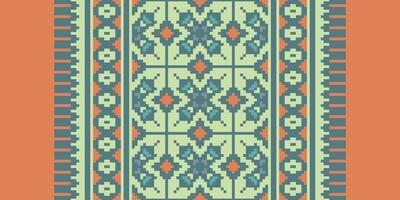 Nordic pattern Seamless Australian aboriginal pattern Motif embroidery, Pixel Ikat embroidery Design for Print jacquard slavic pattern folklore pattern kente arabesque vector