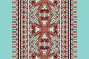 Plazo pattern Seamless Scandinavian pattern Motif embroidery, Pixel Ikat embroidery Design for Print indigenous art aboriginal art pattern floral kurti mughal border vector