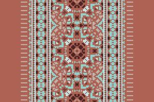 Plazo pattern Seamless Scandinavian pattern Motif embroidery, Pixel Ikat embroidery Design for Print australian curtain pattern geometric pillow model kurti mughal flowers vector