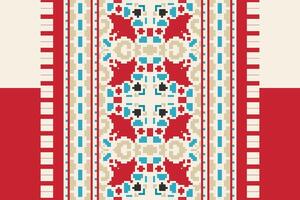Plazo pattern Seamless Mughal architecture Motif embroidery, Pixel Ikat embroidery Design for Print scandinavian pattern saree ethnic nativity gypsy pattern vector