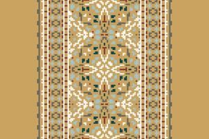 Plazo pattern Seamless Scandinavian pattern Motif embroidery, Pixel Ikat embroidery Design for Print scandinavian pattern saree ethnic nativity gypsy pattern vector