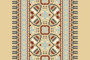 Plazo pattern Seamless Scandinavian pattern Motif embroidery, Pixel Ikat embroidery Design for Print jacquard slavic pattern folklore pattern kente arabesque vector