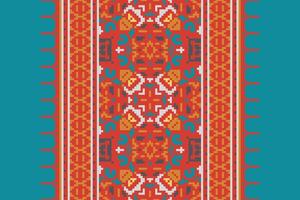 Banarasi Pattern Seamless Bandana print silk Motif embroidery, Pixel Ikat embroidery Design for Print australian curtain pattern geometric pillow model kurti mughal flowers vector