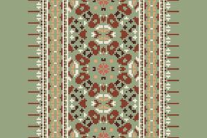 Banarasi Pattern Seamless Australian aboriginal pattern Motif embroidery, Pixel Ikat embroidery Design for Print lace pattern seamless pattern vintage shibori jacquard seamless vector
