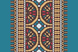 Banarasi Pattern Seamless Australian aboriginal pattern Motif embroidery, Pixel Ikat embroidery Design for Print scarf hijab pattern kerchief Pixel Ikat Silk kurti model mughal patterns vector