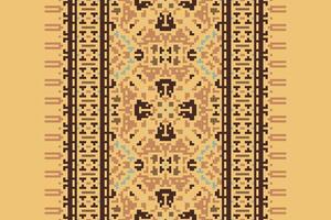 Banarasi Pattern Seamless Mughal architecture Motif embroidery, Pixel Ikat embroidery Design for Print Texture fabric saree sari carpet. kurta patola saree vector