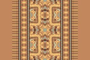 Banarasi Pattern Seamless Mughal architecture Motif embroidery, Pixel Ikat embroidery Design for Print scarf hijab pattern kerchief Pixel Ikat Silk kurti model mughal patterns vector