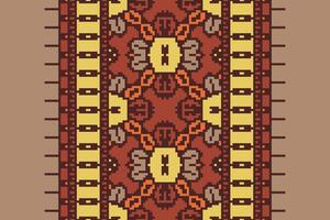 Banarasi Pattern Seamless Scandinavian pattern Motif embroidery, Pixel Ikat embroidery Design for Print lace pattern seamless pattern vintage shibori jacquard seamless vector