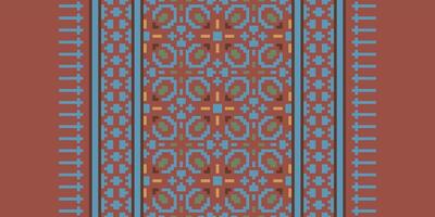 Nordic pattern Seamless Mughal architecture Motif embroidery, Pixel Ikat embroidery Design for Print egyptian hieroglyphs tibetan geo pattern vector