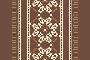 Ghagra Pattern Seamless Native American, Motif embroidery, Pixel Ikat embroidery Design for Print pattern vintage flower folk navajo patchwork pattern vector