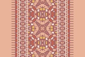 Ghagra Pattern Seamless Australian aboriginal pattern Motif embroidery, Pixel Ikat embroidery Design for Print jacquard slavic pattern folklore pattern kente arabesque vector