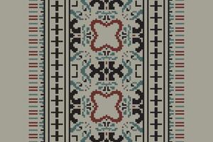Ghagra Pattern Seamless Mughal architecture Motif embroidery, Pixel Ikat embroidery Design for Print tie dyeing pillowcase sambal puri kurti mughal architecture vector