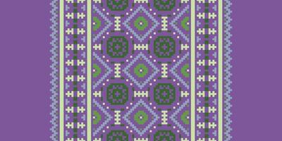Nordic pattern Seamless Scandinavian pattern Motif embroidery, Pixel Ikat embroidery Design for Print kurta pattern mughal motifs tapestry pattern floral repeat vector