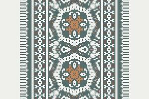 Ghagra Pattern Seamless Mughal architecture Motif embroidery, Pixel Ikat embroidery Design for Print lace pattern seamless pattern vintage shibori jacquard seamless vector