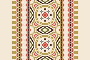 Motif folklore pattern Seamless Australian aboriginal pattern Motif embroidery, Pixel Ikat embroidery Design for Print indonesian batik motif embroidery native american kurta mughal design vector
