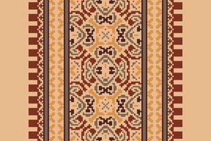 Motif folklore pattern Seamless Australian aboriginal pattern Motif embroidery, Pixel Ikat embroidery Design for Print scandinavian pattern saree ethnic nativity gypsy pattern vector