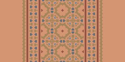 Nordic pattern Seamless Scandinavian pattern Motif embroidery, Pixel Ikat embroidery Design for Print border embroidery ancient egypt vector