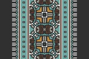 Motif folklore pattern Seamless Mughal architecture Motif embroidery, Pixel Ikat embroidery Design for Print australian curtain pattern geometric pillow model kurti mughal flowers vector