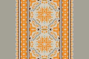 Motif folklore pattern Seamless Mughal architecture Motif embroidery, Pixel Ikat embroidery Design for Print kurta pattern mughal motifs tapestry pattern floral repeat vector