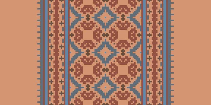 Nordic pattern Seamless Scandinavian pattern Motif embroidery, Pixel Ikat embroidery Design for Print egyptian hieroglyphs tibetan geo pattern vector