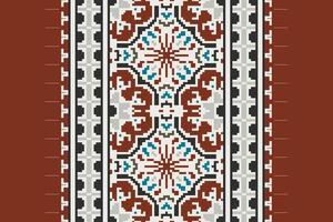 Silk fabric Patola sari Pattern Seamless Native American, Motif embroidery, Pixel Ikat embroidery Design for Print scandinavian pattern saree ethnic nativity gypsy pattern vector