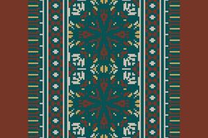Silk fabric Patola sari Pattern Seamless Bandana print silk Motif embroidery, Pixel Ikat embroidery Design for Print australian curtain pattern geometric pillow model kurti mughal flowers vector