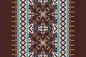 Silk fabric Patola sari Pattern Seamless Bandana print silk Motif embroidery, Pixel Ikat embroidery Design for Print kurta pattern mughal motifs tapestry pattern floral repeat vector