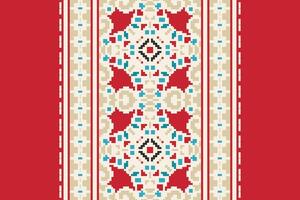 Silk fabric Patola sari Pattern Seamless Australian aboriginal pattern Motif embroidery, Pixel Ikat embroidery Design for Print figure tribal ink on cloth patola sari vector