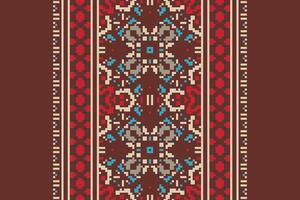 Silk fabric Patola sari Pattern Seamless Australian aboriginal pattern Motif embroidery, Pixel Ikat embroidery Design for Print tapestry floral kimono repeat pattern lacing spanish motif vector