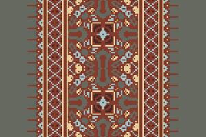 Silk fabric Patola sari Pattern Seamless Mughal architecture Motif embroidery, Pixel Ikat embroidery Design for Print tie dyeing pillowcase sambal puri kurti mughal architecture vector
