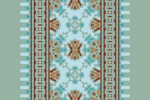 Silk fabric Patola sari Pattern Seamless Scandinavian pattern Motif embroidery, Pixel Ikat embroidery Design for Print jacquard slavic pattern folklore pattern kente arabesque vector