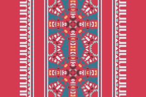 Nordic pattern Seamless Native American, Motif embroidery, Pixel Ikat embroidery Design for Print jacquard slavic pattern folklore pattern kente arabesque vector
