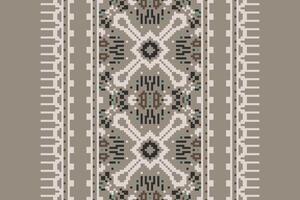 Nordic pattern Seamless Native American, Motif embroidery, Pixel Ikat embroidery Design for Print tie dyeing pillowcase sambal puri kurti mughal architecture vector