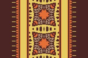 Nordic pattern Seamless Mughal architecture Motif embroidery, Pixel Ikat embroidery Design for Print australian curtain pattern geometric pillow model kurti mughal flowers vector