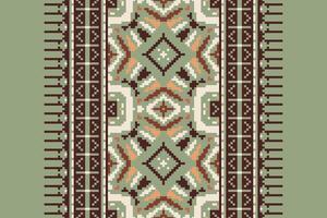 Nordic pattern Seamless Australian aboriginal pattern Motif embroidery, Pixel Ikat embroidery Design for Print vyshyvanka placemat quilt sarong sarong beach kurtis Indian motifs vector