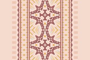 Nordic pattern Seamless Australian aboriginal pattern Motif embroidery, Pixel Ikat embroidery Design for Print indigenous art aboriginal art pattern floral kurti mughal border vector