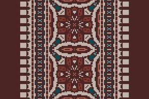 Nordic pattern Seamless Australian aboriginal pattern Motif embroidery, Pixel Ikat embroidery Design for Print jacquard slavic pattern folklore pattern kente arabesque vector