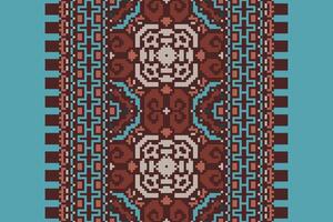 Nordic pattern Seamless Australian aboriginal pattern Motif embroidery, Pixel Ikat embroidery Design for Print egyptian hieroglyphs tibetan geo pattern vector